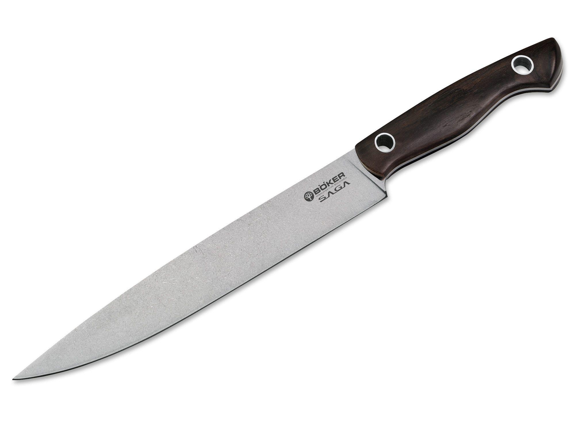 Böker Manufaktur Solingen Saga Carving Knife Grenadill