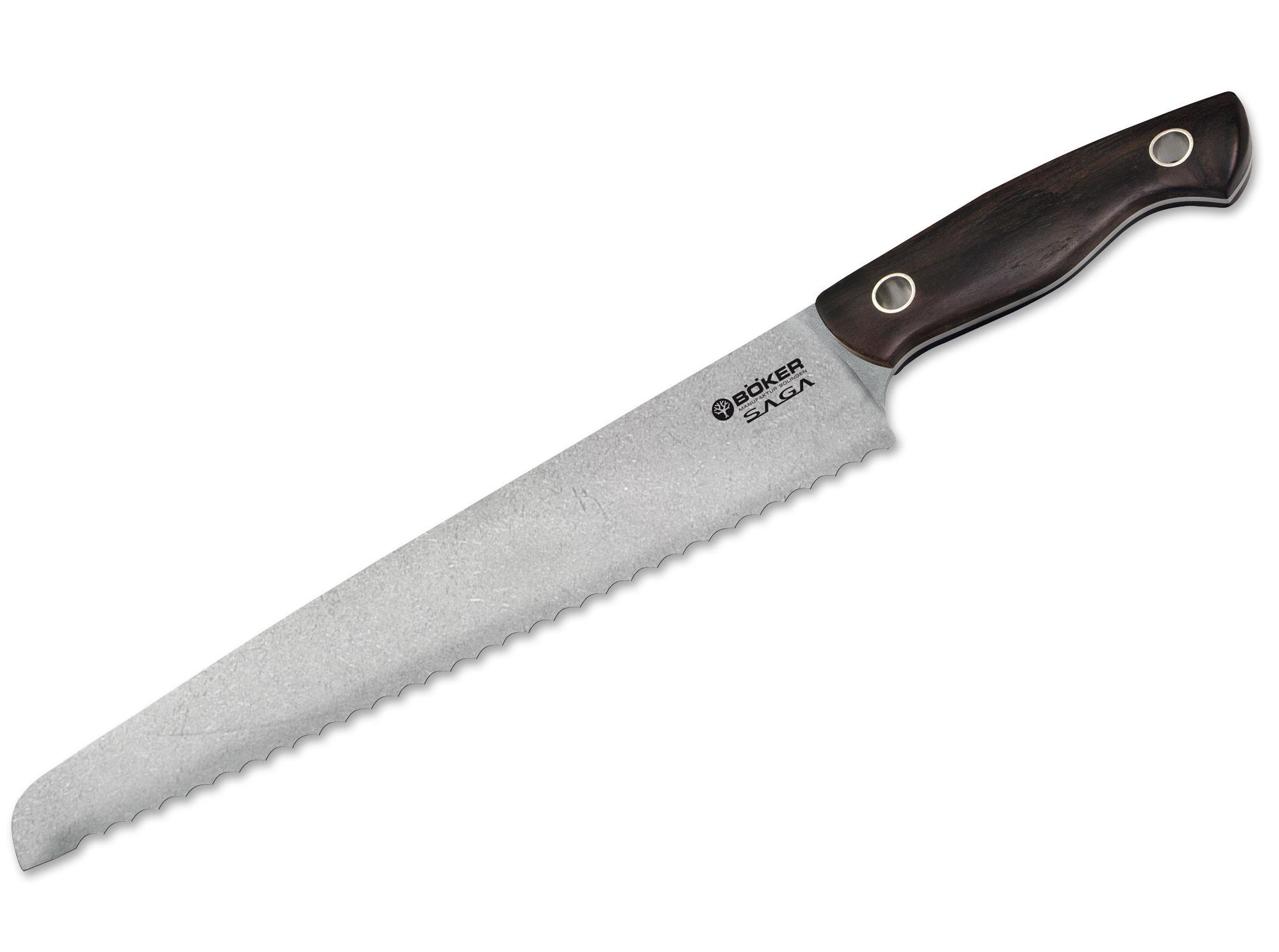 Böker Manufaktur Solingen Saga Bread Knife Grenadill