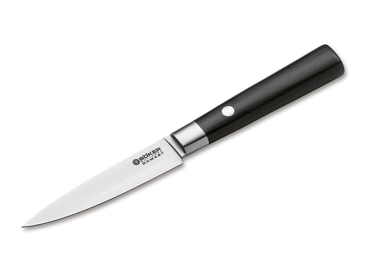 Böker Manufaktur Solingen Damascus Black Office Knife