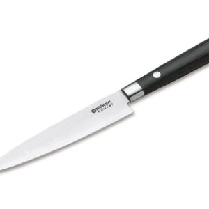 Böker Manufaktur Solingen Damascus Black Utility Knife