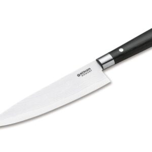 Böker Manufaktur Solingen Damascus Black Chef's Knife Large