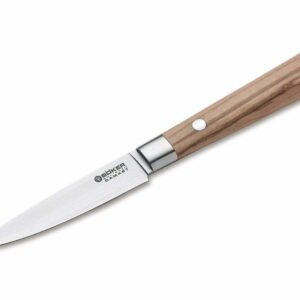 Böker Manufaktur Solingen Damascus Olive Office Knife