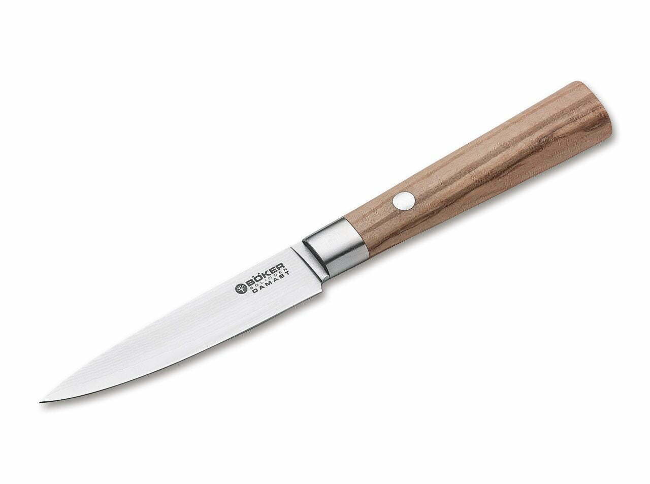 Böker Manufaktur Solingen Damascus Olive Office Knife