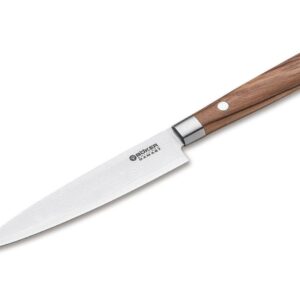 Böker Manufaktur Solingen Damascus Olive Utility Knife