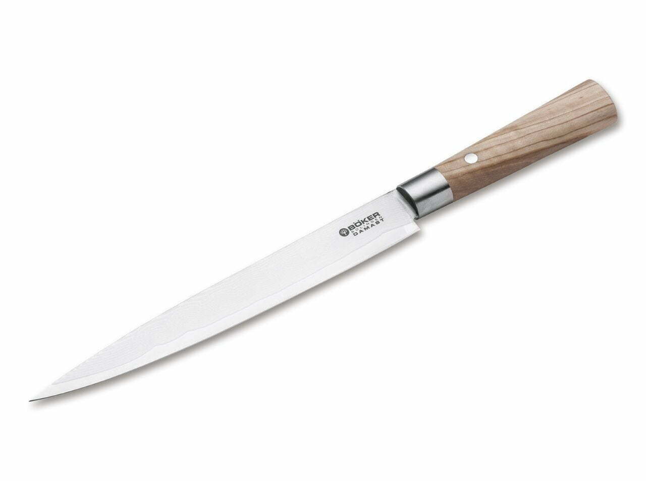 Böker Manufaktur Solingen Damascus Olive Carving Knife