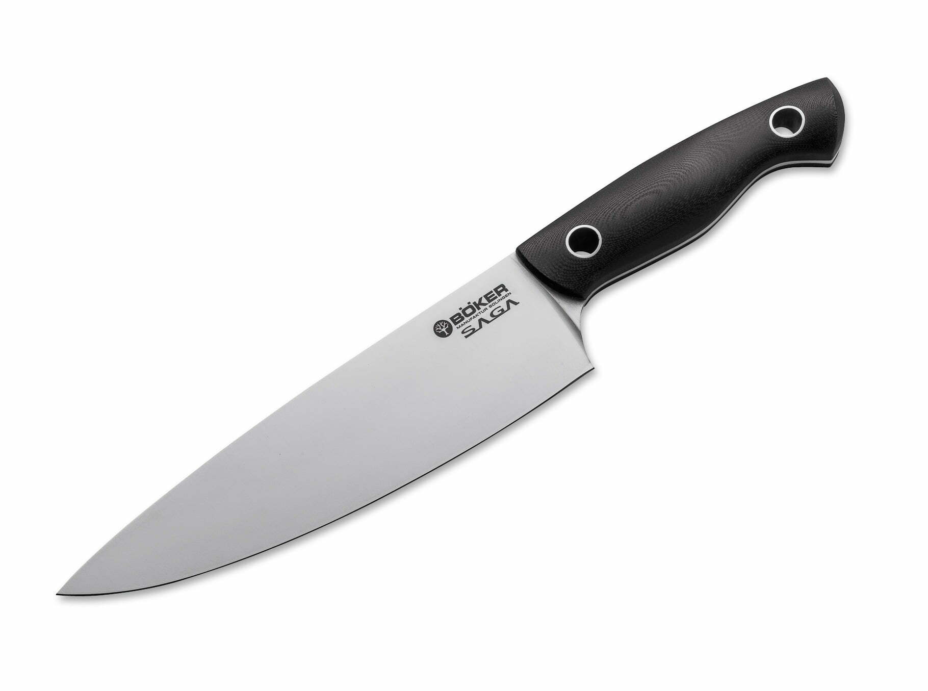 Böker Manufaktur Solingen Saga Chef's Knife G10 Satin