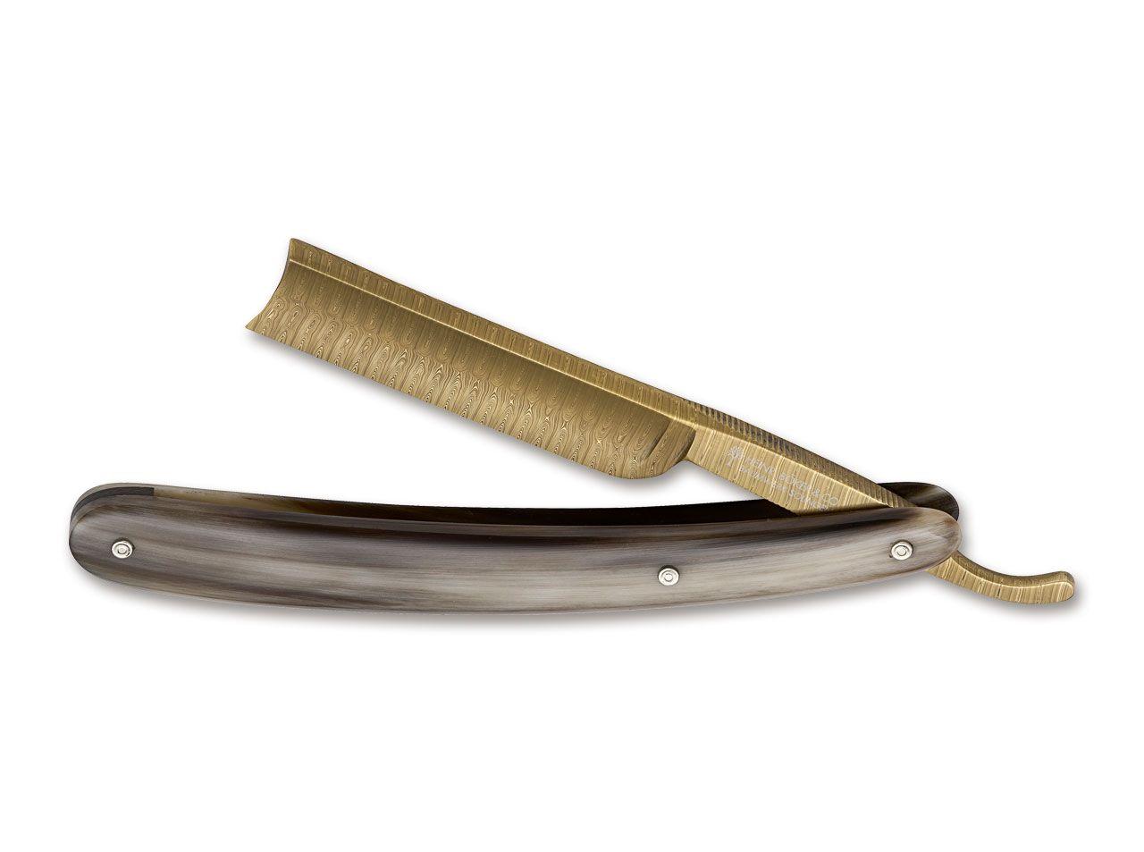 Böker Manufaktur Solingen Damascus Gold Horn