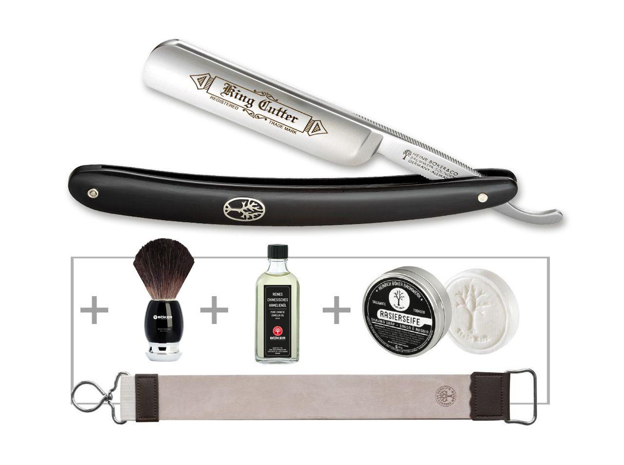 Böker Manufaktur Solingen King Cutter Black Set