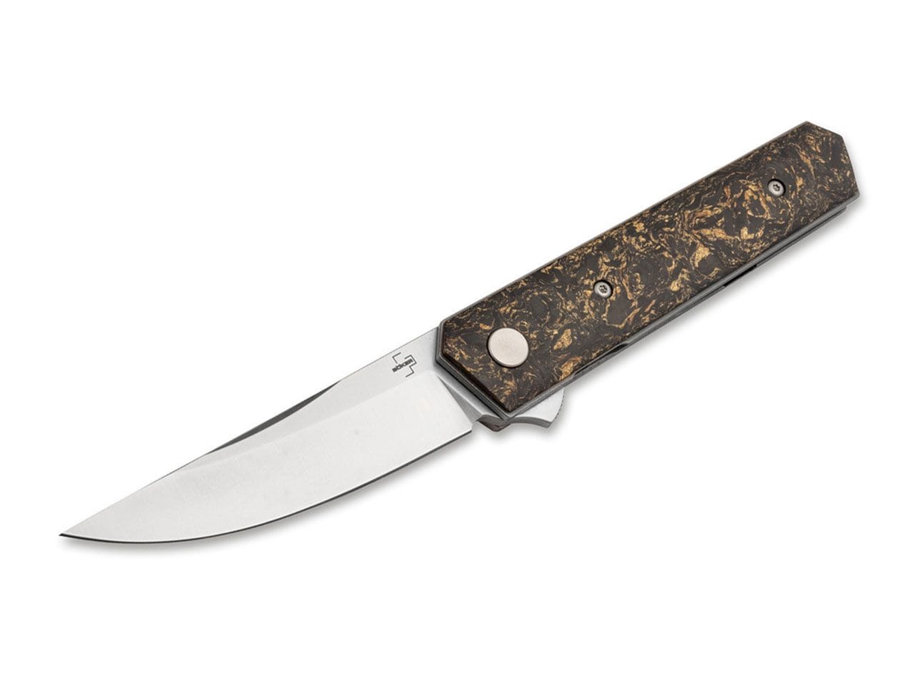 Böker Plus Kwaiken Compact Flipper Marble Carbon Copper