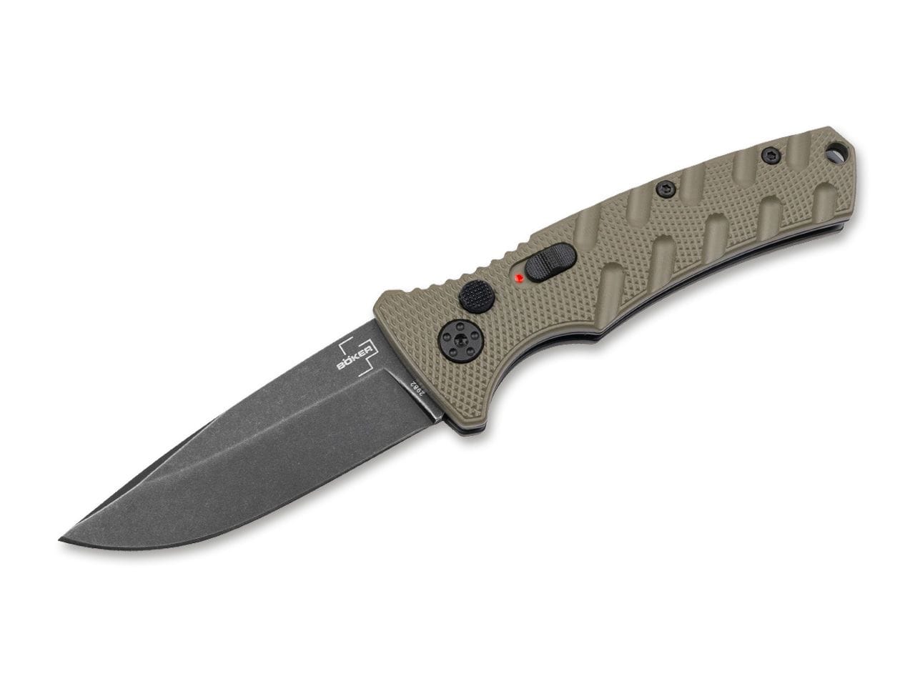 Böker Plus BHQ Mini Strike Droppoint OD Green