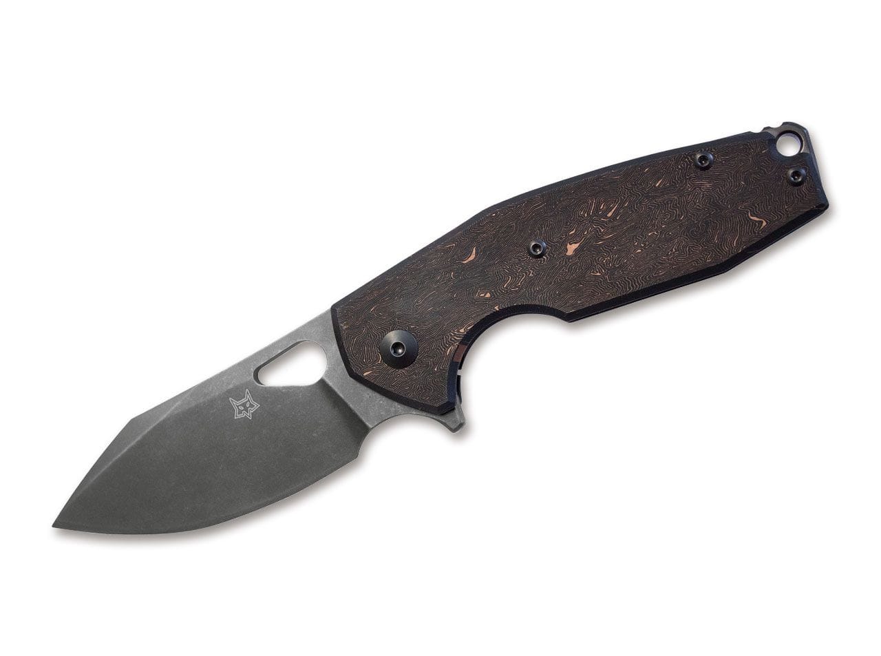 Fox Knives Yaru Titanium CF Space Coral