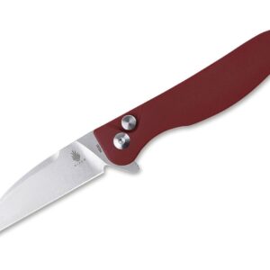 Kizer Swaggs Swayback Micarta Red