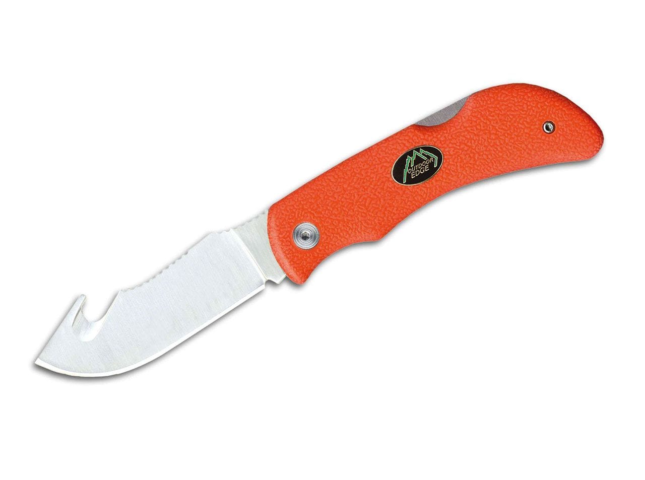 Outdoor Edge Grip Hook Blaze Orange Clam