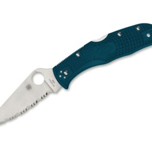 Spyderco Endela Lightweight K390 Serrated Blue