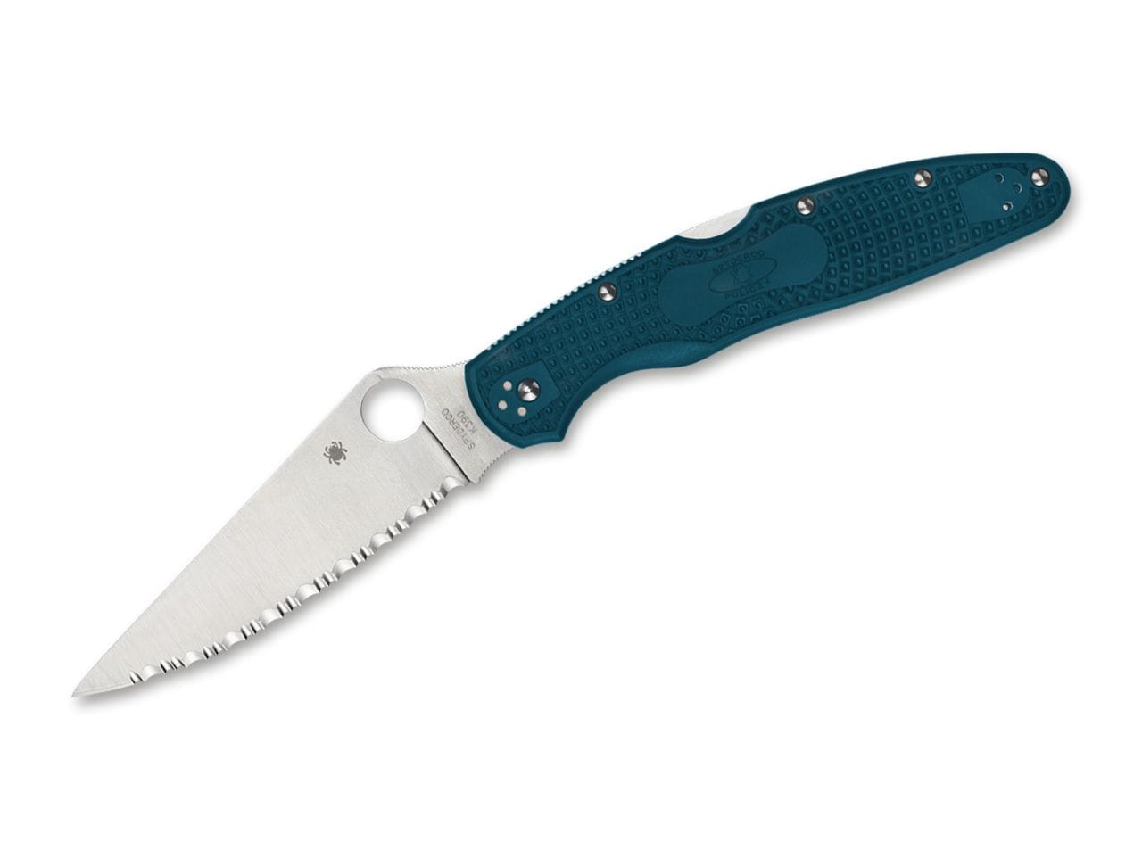 Spyderco Police 4 Lightweight K390 SpyderEdge Blue
