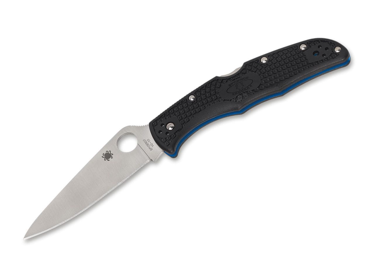 Endura 4 Lightweight Thin Blue Line Combination Spyderco