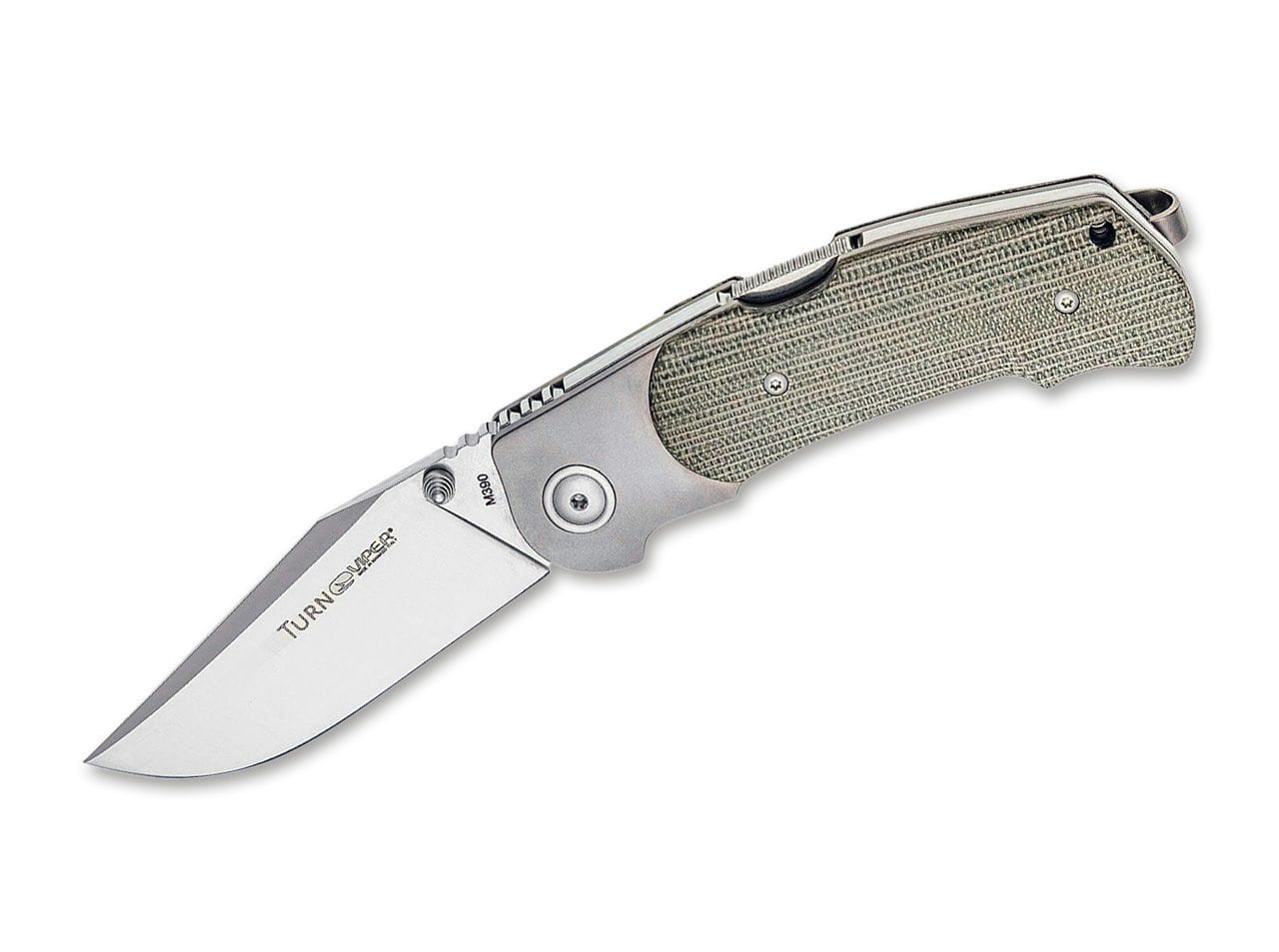 Viper Turn Micarta Green