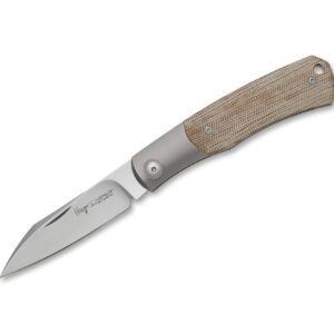 Viper Hug Titanium Micarta Brown