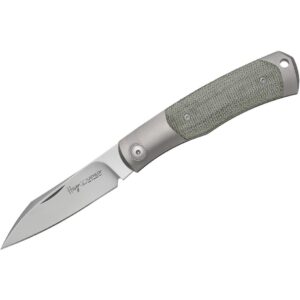Viper Hug Titanium Micarta Green Two Bolsters