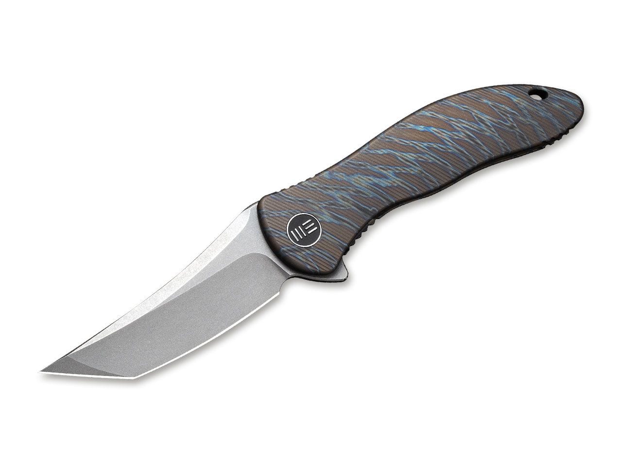 WE Knife Mini Synergy Titan Tiger Stripe Tanto