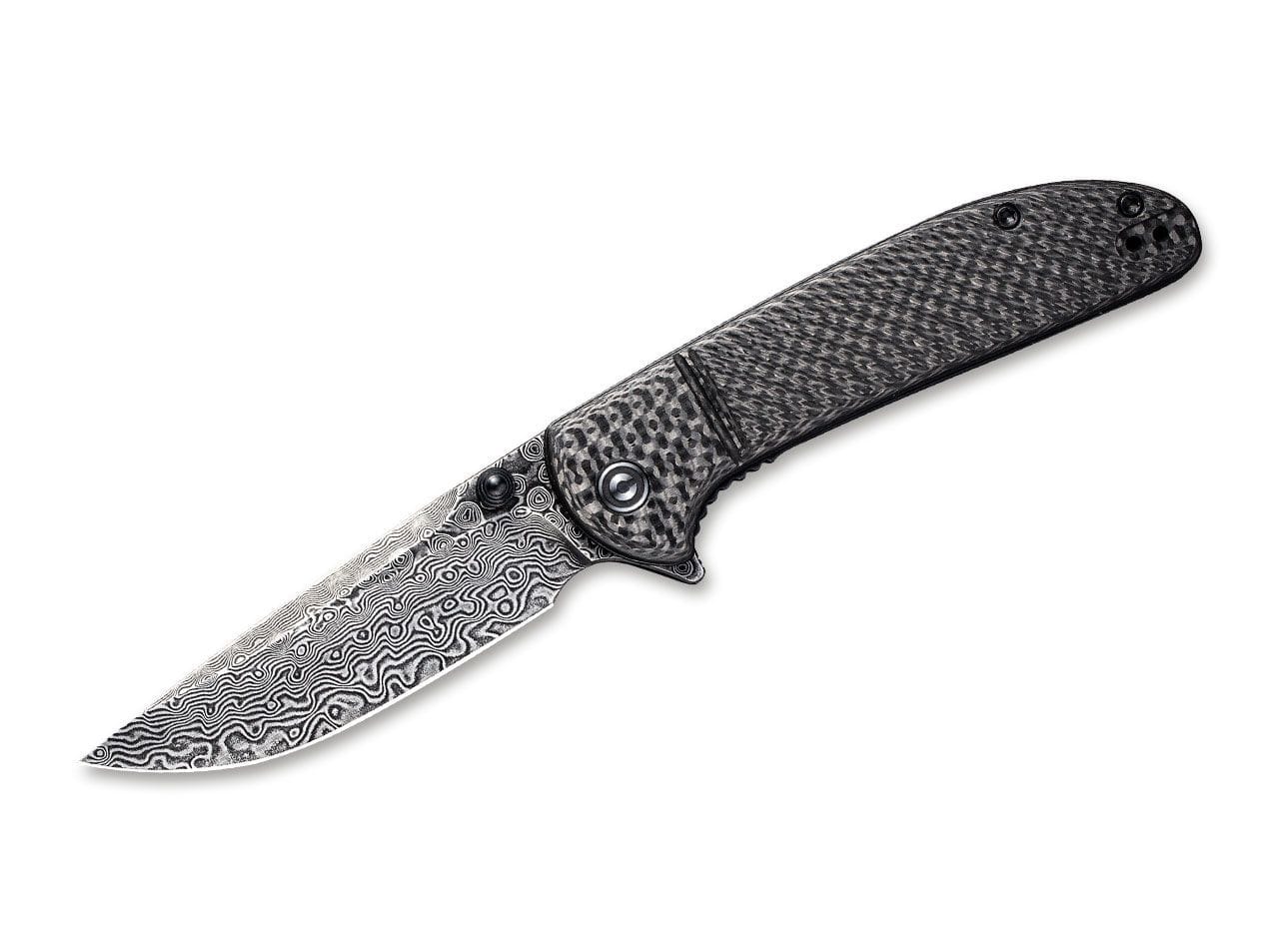 CIVIVI Badlands Vagabonds Damascus Carbon Black