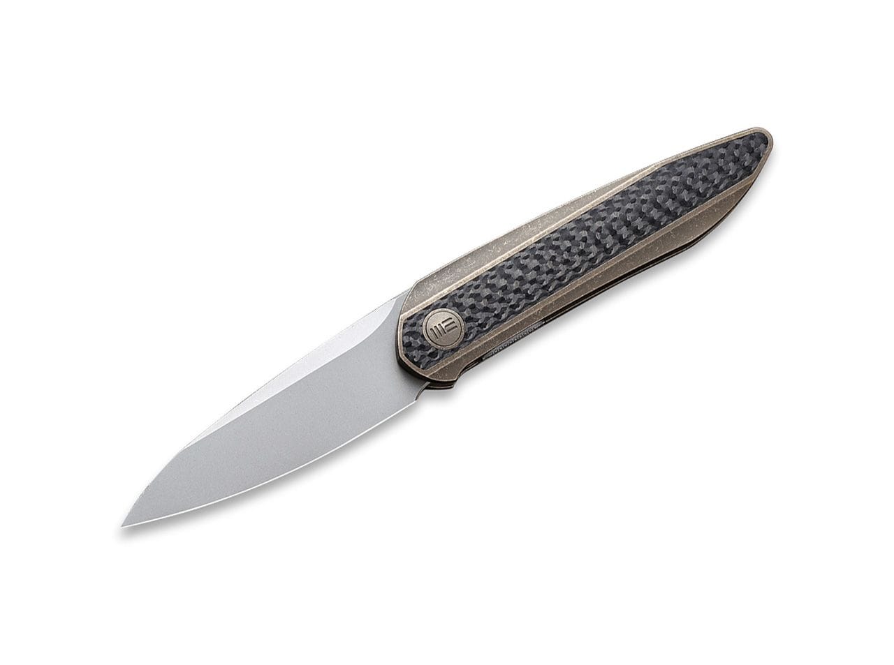WE Knife Black Void Opus CF Bronze