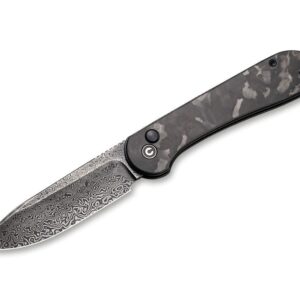 CIVIVI Button Lock Elementum Damascus CF