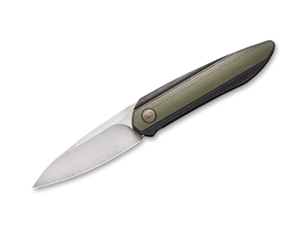 WE Knife Black Void Opus G10 Green