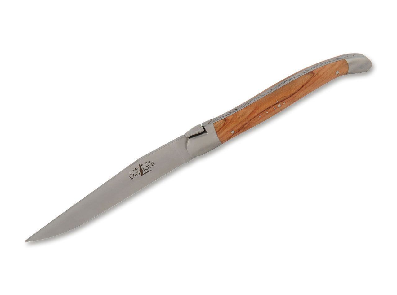 Forge de Laguiole Laguiole Table Knife Set 6 pcs Olive