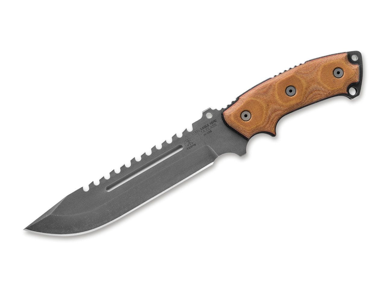 TOPS Knives Steel Eagle 107C Delta Class