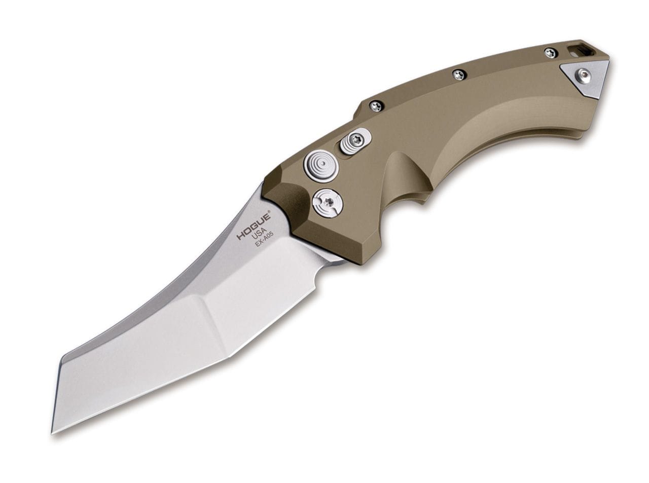 Hogue EX-A05 4.0 Satin Wharncliffe Alu Dark Earth