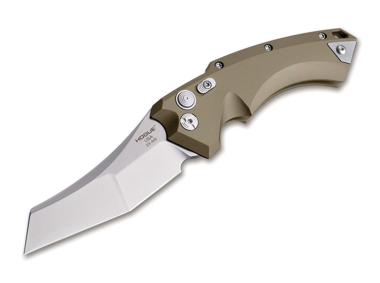 Hogue EX-A05 3.5 Satin Wharncliffe Alu Dark Earth