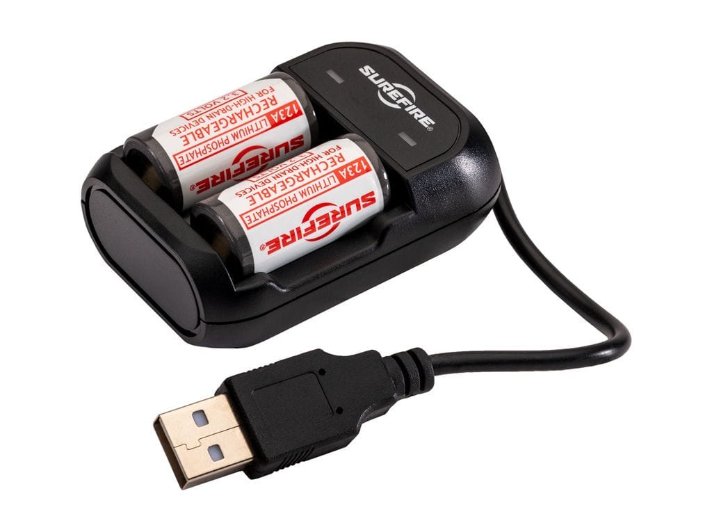 SureFire Battery Set 123A with Charger