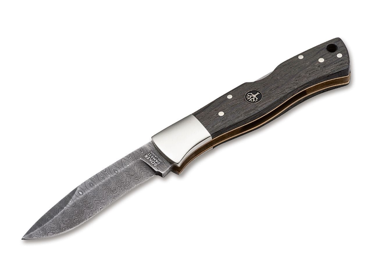 Böker Manufaktur Solingen Mamba Bog Oak Damascus