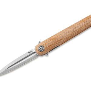 MKM Flame Light Dagger Micarta Natural