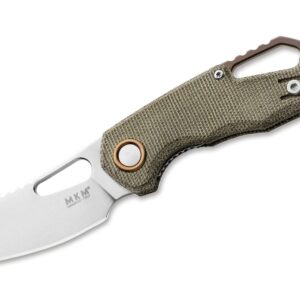 MKM Isonzo M390 Cleaver Micarta Green
