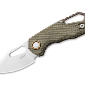 MKM Isonzo M390 Clippoint Micarta Green