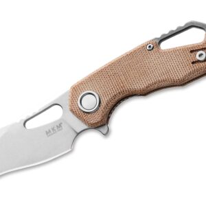 MKM Isonzo M390 Hawkbill Micarta Natural