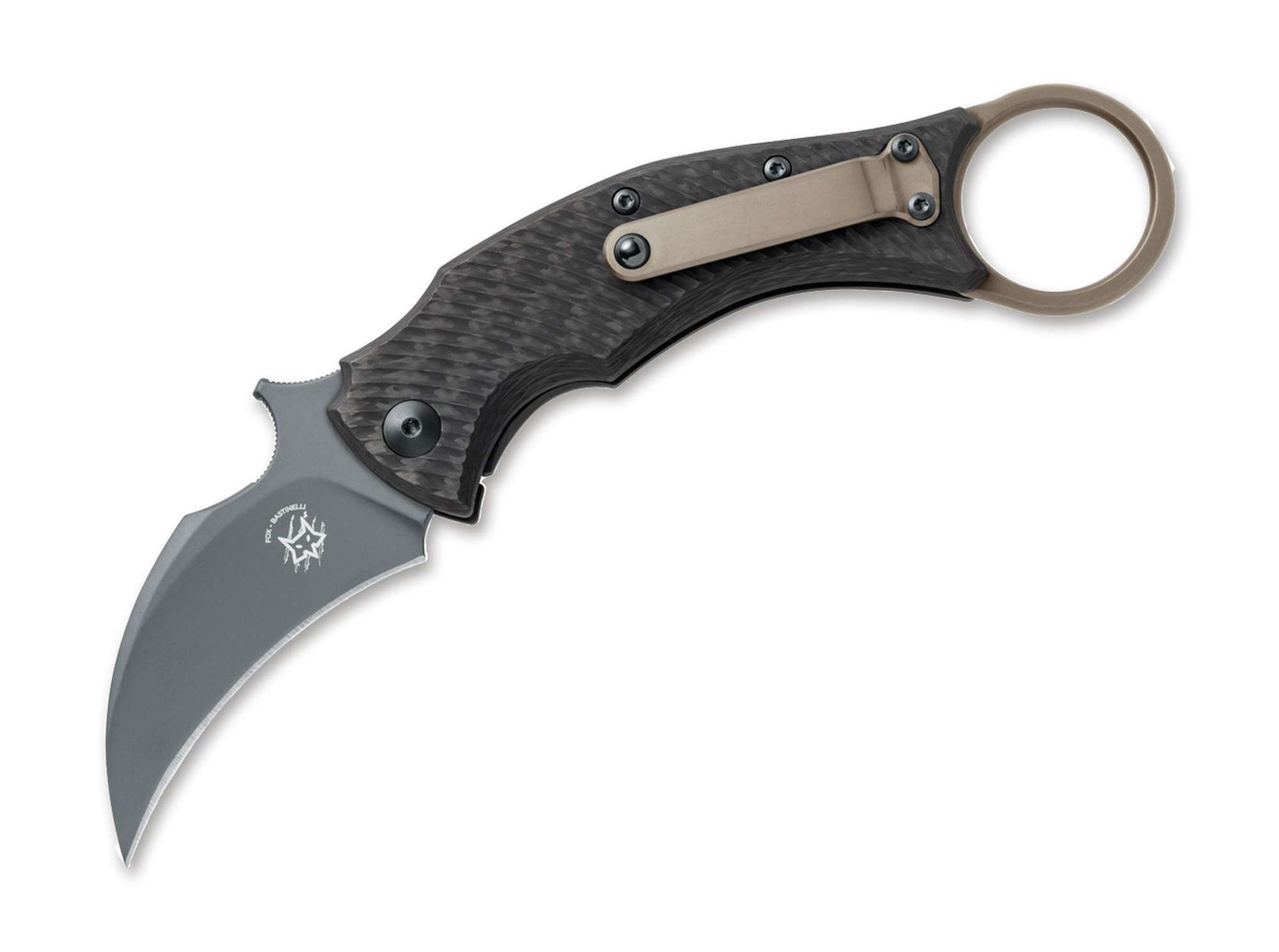 Fox Knives Blackbird Titanium Bronze
