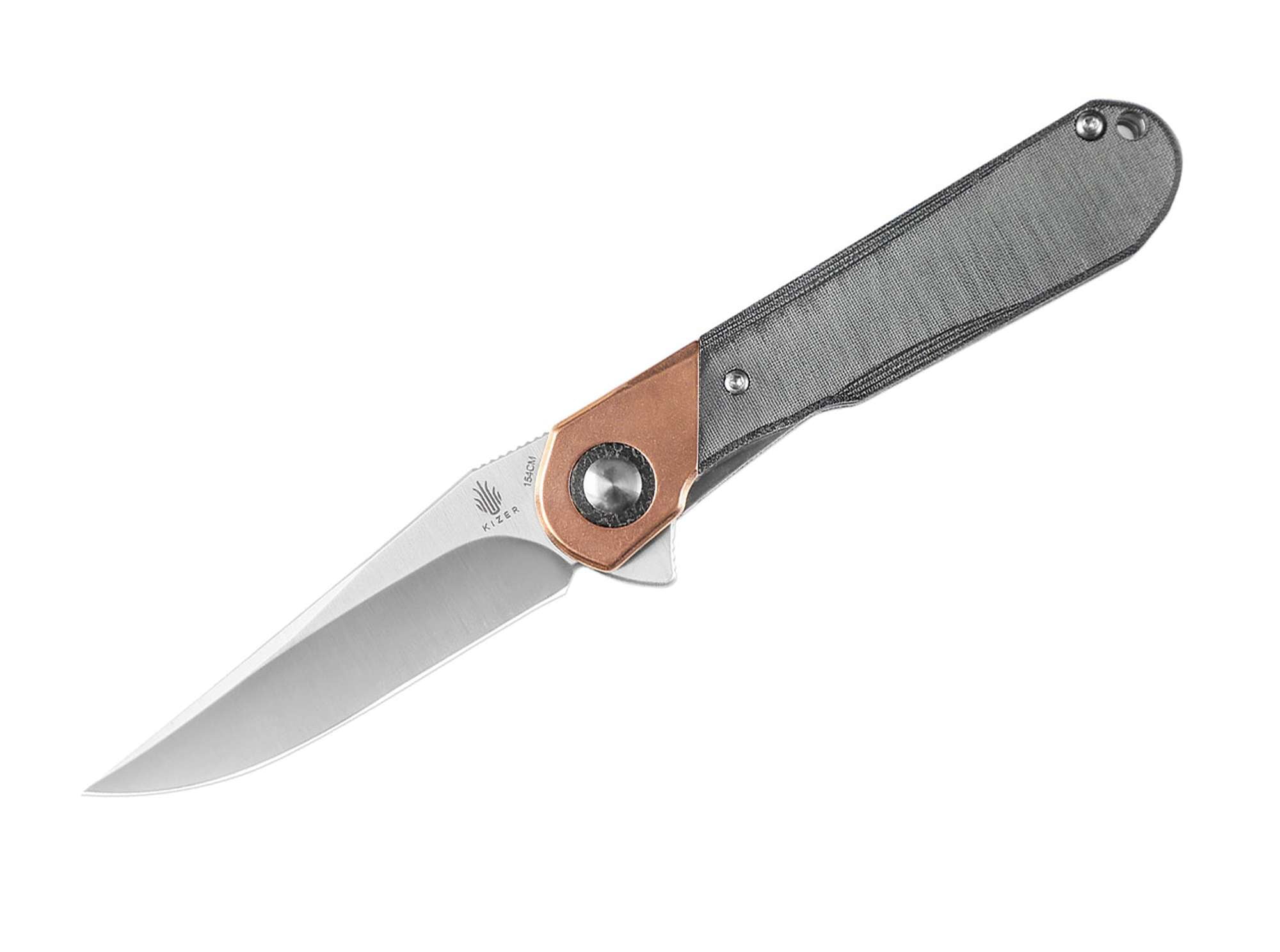 Kizer Comet Copper Micarta Black