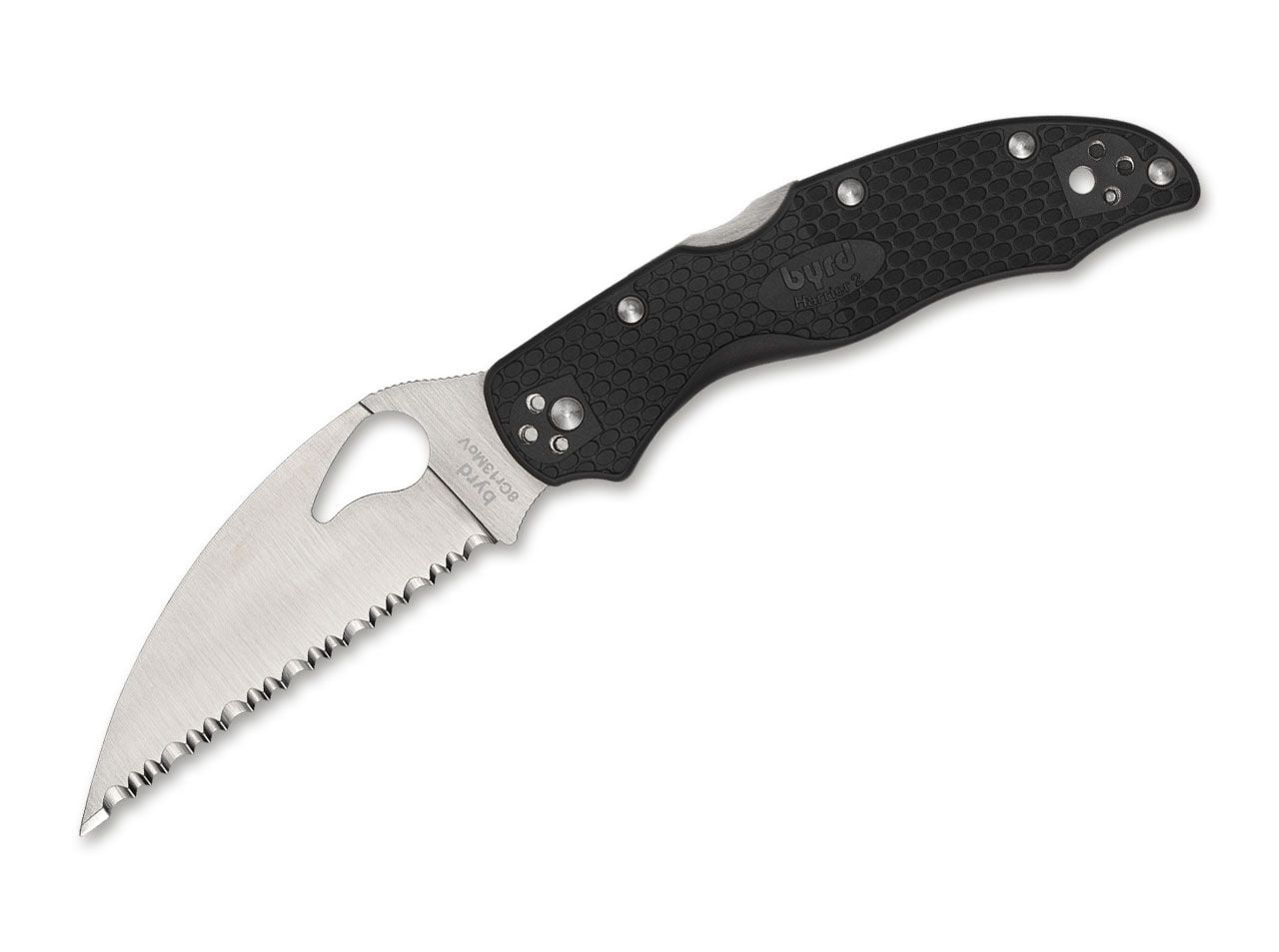 Byrd Harrier 2 Lightweight Wharncliffe Black SpyderEdge