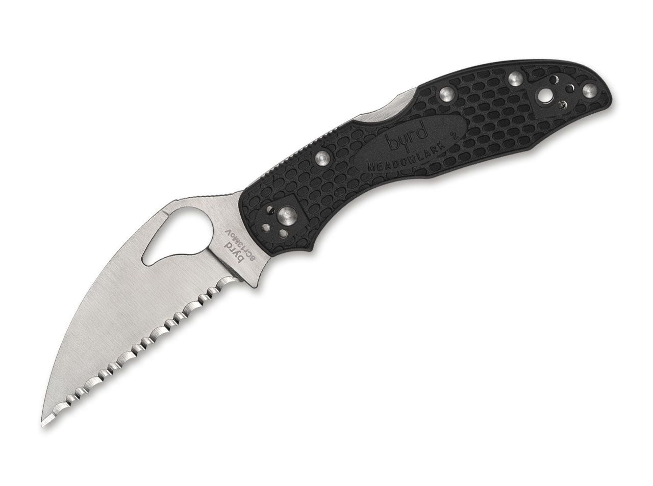 Byrd Meadowlark 2 Lightweight Wharncliffe Black SpyderEdge