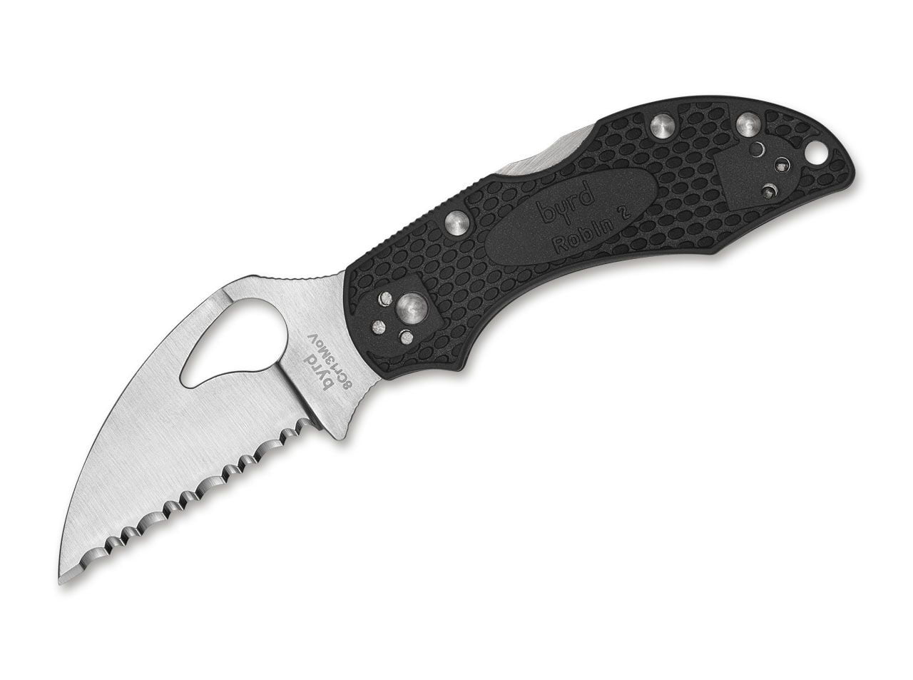 Byrd Robin 2 Lightweight Wharncliffe Black SpyderEdge