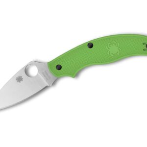 Spyderco UK Pen Knife Salt Green LC200N PlainEdge