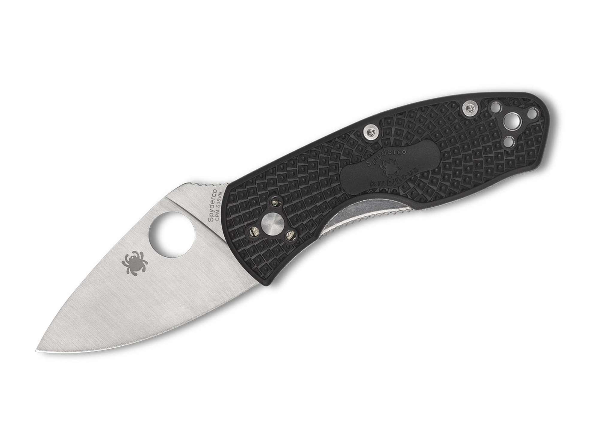 Spyderco Ambitious Lightweight Black PlainEdge