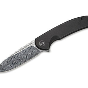 WE Knife Beacon Damascus Titanium Black