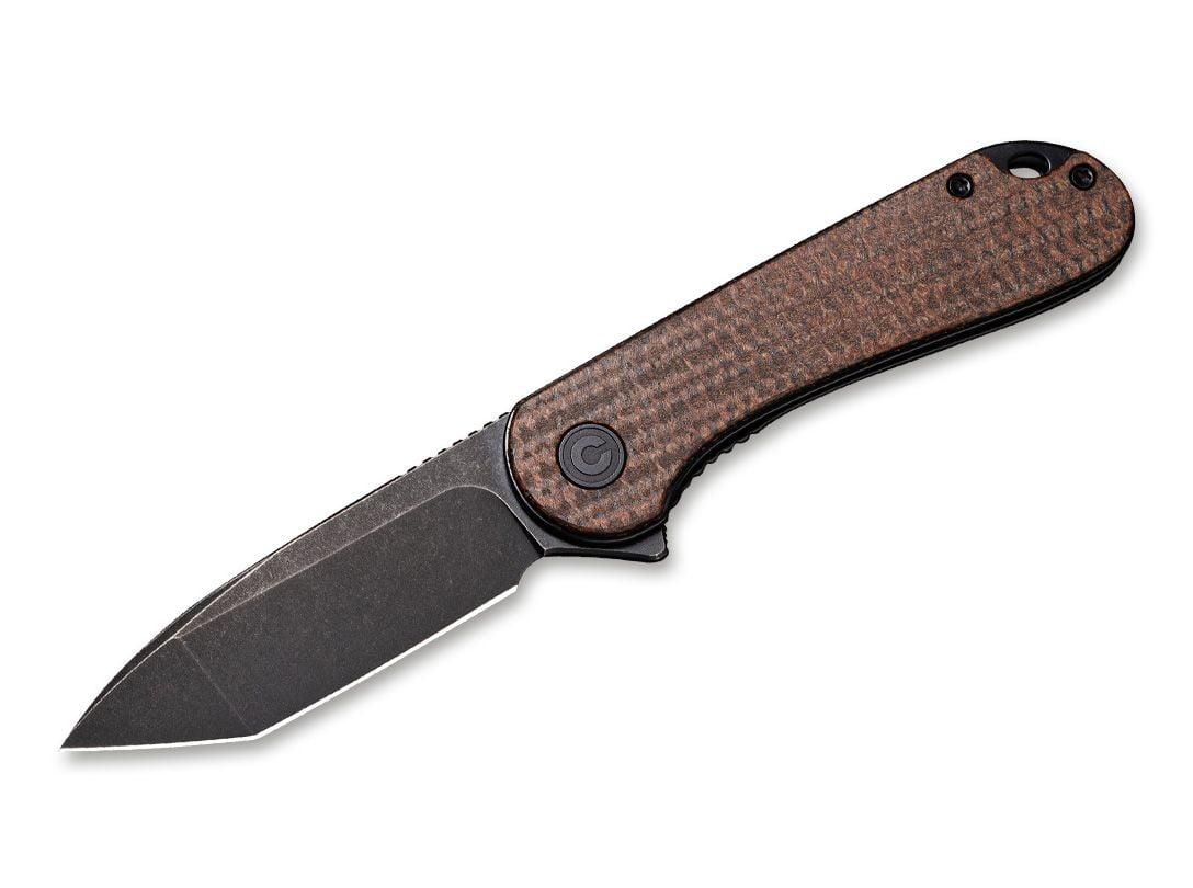 CIVIVI Elementum Micarta Dark Brown Tanto