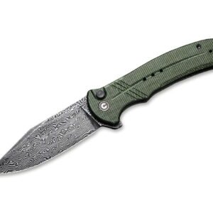 CIVIVI Cogent Damast Micarta Green