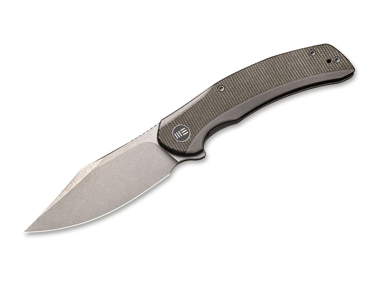 WE Knife Snick Titanium Micarta Green