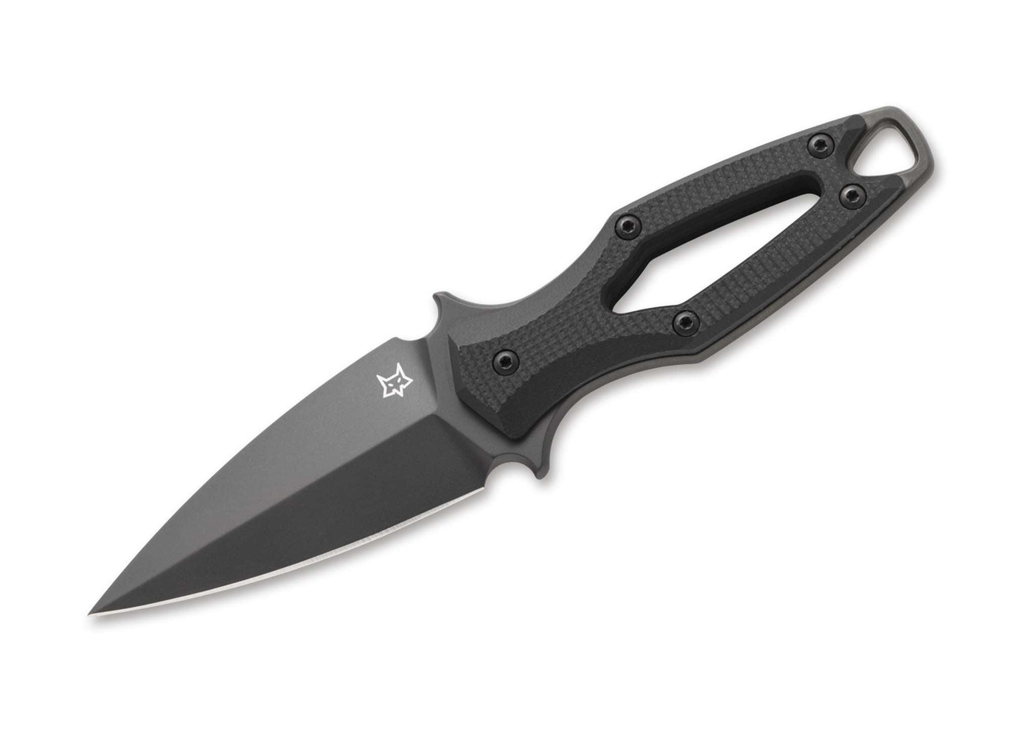 Fox Knives Aka G10 Black Dagger